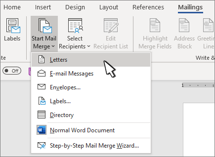 word is not opening from excel 2016 for mac mail merge