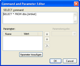 Befehls- und Parameter-Editor (Dialogfeld)