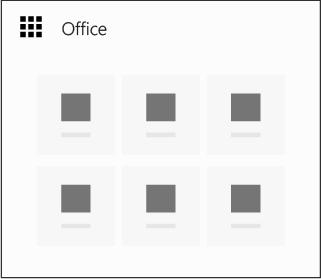Das Office 365-App-Startfeld