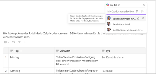 Screenshot des Bearbeitungsverlaufs. Verwendete Promts und Profilbild des Autors, der Copilot aufgefordert hat, werden angezeigt