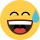 Schweiss grinsendes Emoticon
