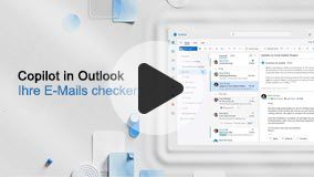 Video über das Abrufen von E-Mails mit Copilot öffnen