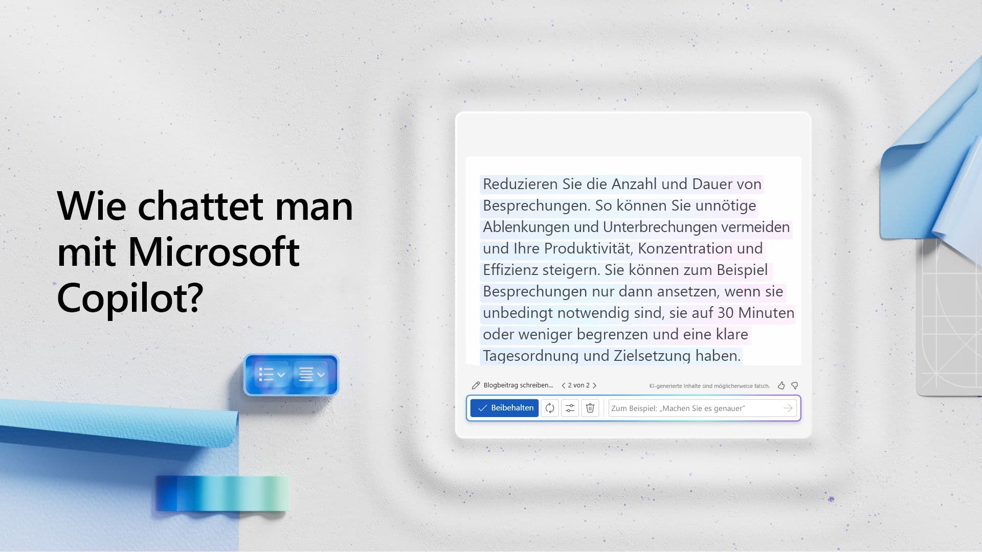 Video: Chatten mit Microsoft Copilot