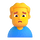 Teams-Mann stirnrunzelnde Emoji