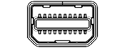 Standard Mini-DP-Anschluss