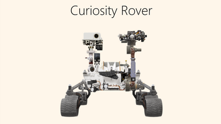 Konzeptionelle Abbildung eines 3D -Rover-Berichts