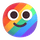 Teams Regenbogen-Lächeln-Emoji