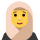 Frau mit Kopftuch-Emoticon