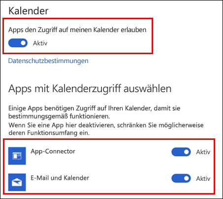 Beheben von Synchronisierungsproblemen in den Mail- und Kalender-Apps in Windows 10 - Office-Support