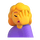 Emoji γυναίκα του Teams που αντιμετωπίζει το πρόσωπο