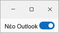 Εναλλαγή του νέου στιγμιότυπου οθόνης του Outlook