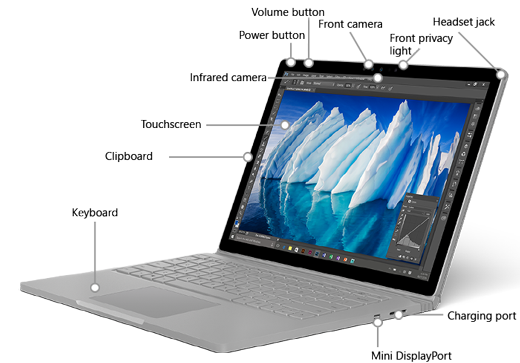 SurfaceBookPB-διάγραμμα-δεξιά πλευρά-520_en