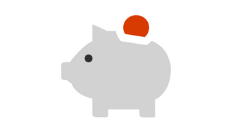 απεικόνιση μιας τράπεζας piggy