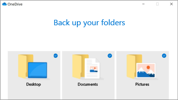 Αντίγραφο ασφαλείας φακέλου του OneDrive για PC