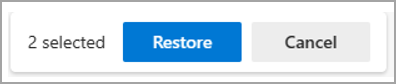 Επιλέξτε το κουμπί Επαναφορά στο μενού ρυθμίσεων των Αγαπημένων του Microsoft Edge, για να ανακτήσετε τα αγαπημένα που έχετε χάσει ή διαγράψει.