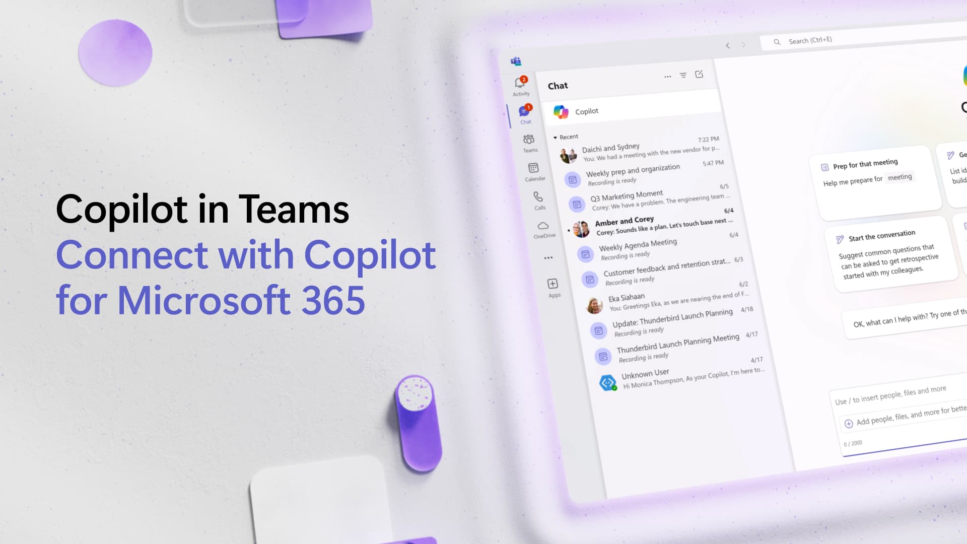 Βίντεο: Σύνδεση με το Copilot για το Microsoft 365