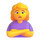 Emoji γυναίκα του Teams που μουτίζει