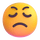 Emoji πρόσωπο ομάδων με ατμό από τη μύτη