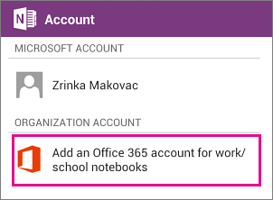 Add an Office 365 account