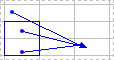 Worksheet with tracer arrows