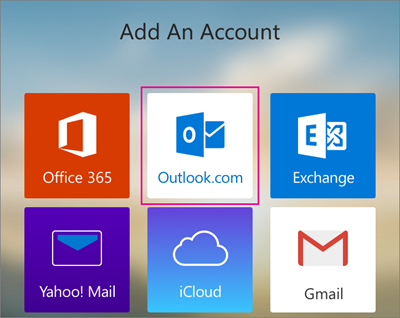 Add an Outlook.com account