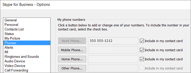 A user can see their assign number in the Skype for Business app by choosing Settings > Tools > Options > Phone.