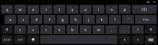 Windows 8 Touch Keyboard--not have Alt keys