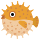Blowfish emoticon
