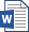 Icon for attached Word document