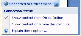 connect to office online from the help viewer.