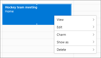 Using the calendar in Outlook com Outlook