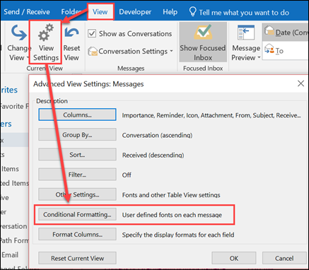 how to change the folder color in outlook