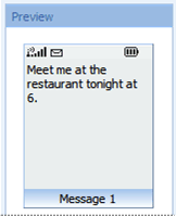 Message preview