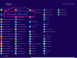 Can't find Office applications in Windows 10, Windows 8, or Windows 7?