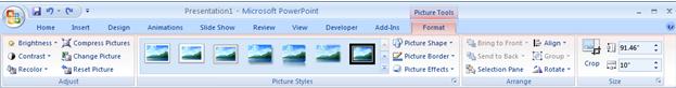 Format Picture Tools