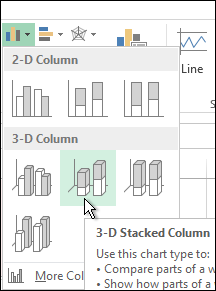 3-D Stacked Column