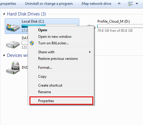 Check your hard disk for errors in Windows 7 