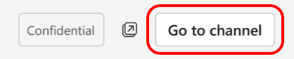 A red box highlights "Go to channel."