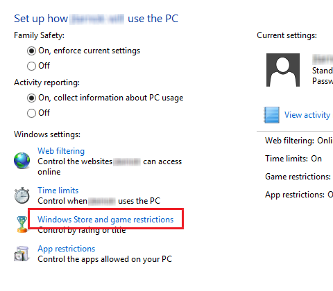 How to limit the time of gaming on a computer with Windows 10