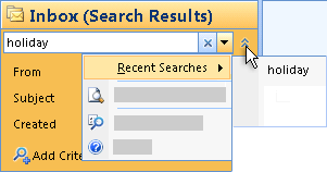 Search pane
