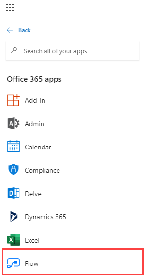 sharepoint app launcher