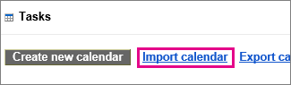 google calendar tasks - import calendar