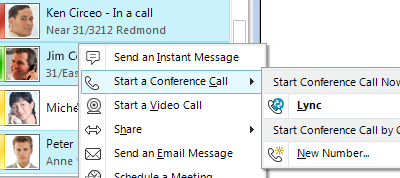 Start a Conference Call