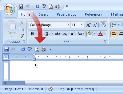 Customize the Quick Access Toolbar