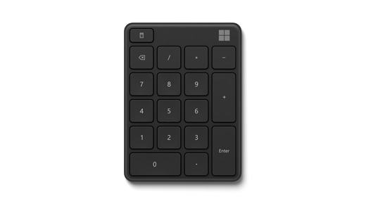 Chrome OS Compatible with Windows OS Mac OS iOS and Android OS 18 Keys Ultra-Thin Portable Number Pad Keyboard for Apple Laptop Computer and Microsoft Surface PROODI USB Numeric Keypad