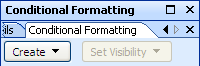 Create button in the Conditional Formatting task pane