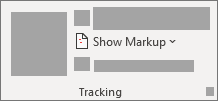 Show Markup in the Tracking panel