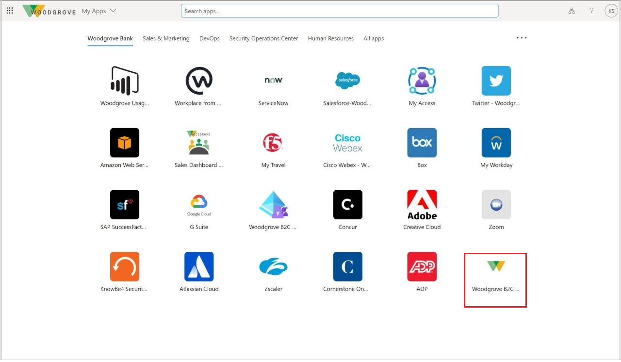 Manage an application in the My Apps portal