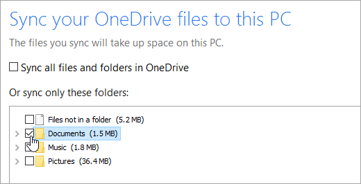 microsoft onedrive for business sync to new pc
