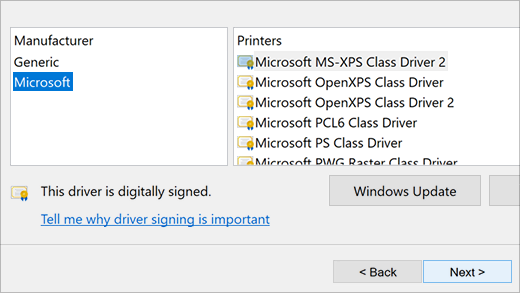 Alert virtual Professor Install the latest driver for your printer
